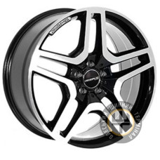 Zorat Wheels BK852 8.5x19 5x112 ET45 DIA66.6 Black polished (Черный с полированной лицевой частью)