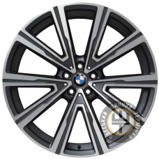WSP Italy BMW (W686) Fire 10.5x22 5x112 ET43 DIA66.5 Matt gun metal polished