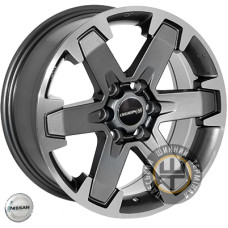 Zorat Wheels BK5133 7x16 6x114.3 ET30 DIA66.1 Grey Polished (Темно-серый с полированной лицевой частью)
