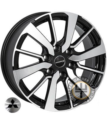 Zorat Wheels 7763 7.5x18 6x139.7 ET38 DIA67.1 Black polished (Черный с полированной лицевой частью)
