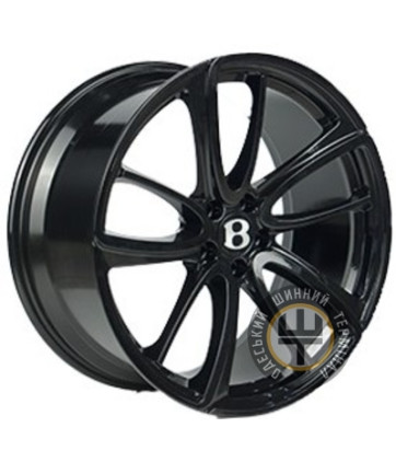 Replica Bentley BN1040R 9.5x21 5x112 ET41 DIA57.1 Gloss Black (Черный глянец)