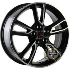 Replica LegeArtis Mazda MZ73 7x17 5x114.3 ET50 DIA67.1 Black full polish
