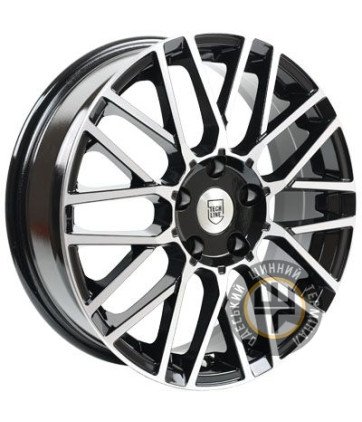 Tech Line TL 739 6.5x17 4x100 ET0 DIA0 Black Diamond (Черный глянцевый)