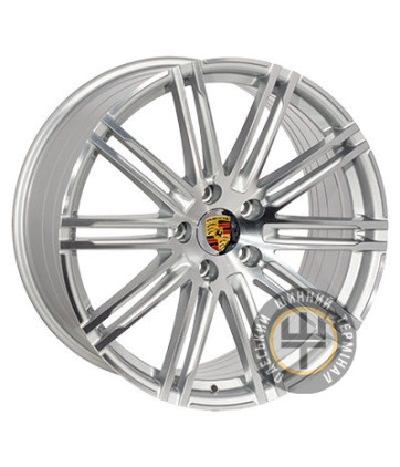 Replica Porshe-PO011 10x20 5x112 ET19 DIA66.6 Серебристый с алмазной механической обработкой лицевой поверхности