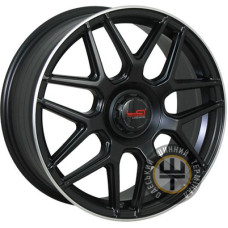 Replica LegeArtis Mercedes MR541 8.5x18 5x112 ET56 DIA66.6 Matt Black Polished Lip (Черный матовый с полированным ободом)