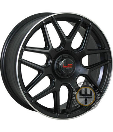 Replica LegeArtis Mercedes MR541 8.5x18 5x112 ET56 DIA66.6 Matt Black Polished Lip (Черный матовый с полированным ободом)
