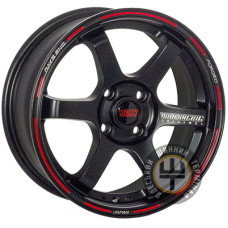 Allante T1636 6.5x15 4x100 ET35 DIA67.1 Dull black (Черный матовый)