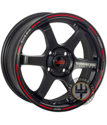Allante T1636 6.5x15 4x100 ET35 DIA67.1 Dull black (Черный матовый)