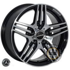 Zorat Wheels BK146 7x15 5x112 ET35 DIA66.6 Black polished (Черный с полированной лицевой частью)