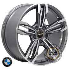 Zorat Wheels BK5730 8.5x18 5x120 ET38 DIA74.1 Grey Polished (Темно-серый с полированной лицевой частью)