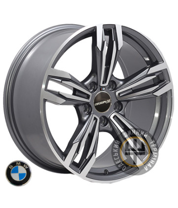 Zorat Wheels BK5730 8x17 5x120 ET20 DIA74.1 Black polished (Черный с полированной лицевой частью)