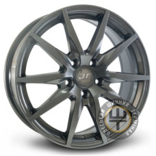 JT 1569 8x18 5x114.3 ET40 DIA73.1 Dark Gun Gray Polish (Темно-мраморная крошка с полированной лицевой частью)