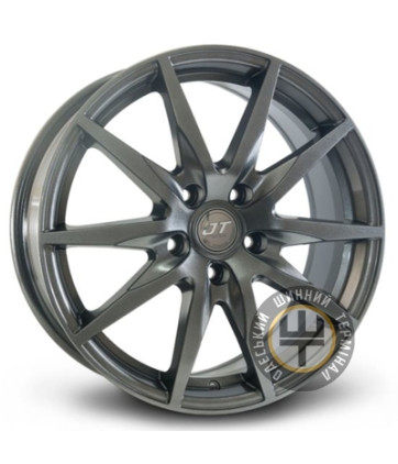 JT 1569 8x18 5x114.3 ET40 DIA73.1 Dark Gun Gray Polish (Темно-мраморная крошка с полированной лицевой частью)