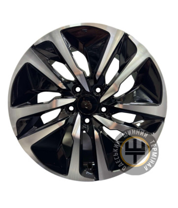 Replica HONDA CT2404 7.5x17 5x114.3 ET45 DIA64.1 Черный с алмазной механической обработкой лицевой поверхности
