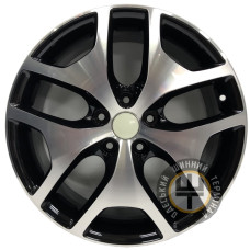 Replica KIA KA139 6.5x16 5x114.3 ET42.5 DIA67.1 Черный с алмазной механической обработкой лицевой поверхности