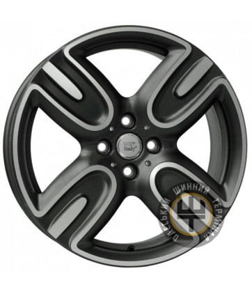 WSP Italy Mini (W1655) Troia 7x17 4x100 ET48 DIA56.1 Matt gun metal polished