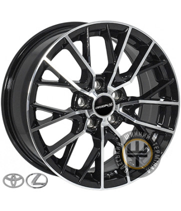 Zorat Wheels D2040 7.5x17 5x114.3 ET33 DIA60.1 Machine black