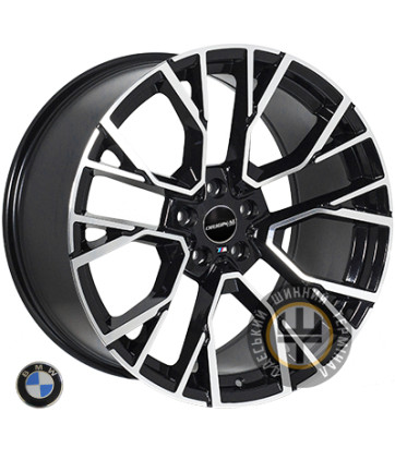 Zorat Wheels BK5769 10.5x20 5x120 ET40 DIA74.1 Black polished (Черный с полированной лицевой частью)