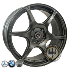 Replica Mercedes GT 3S180 8.5x18 5x112 ET35 DIA66.6 Hyper black (Насыщенный черный, иногда темно-серебристый)