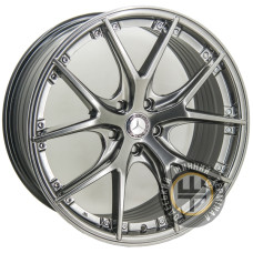 Replica Mercedes GT 19938 9.5x19 5x112 ET35 DIA66.6 Hyper black (Насыщенный черный, иногда темно-серебристый)