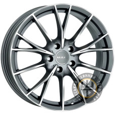 Mak FABRIK 8x18 5x112 ET30 DIA66.6 Gun Metallic - Mirror Face