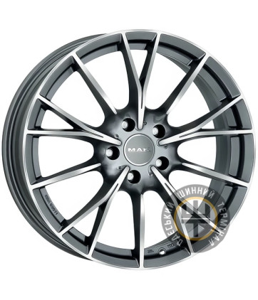 Mak FABRIK 8x18 5x112 ET30 DIA66.6 Gun Metallic - Mirror Face