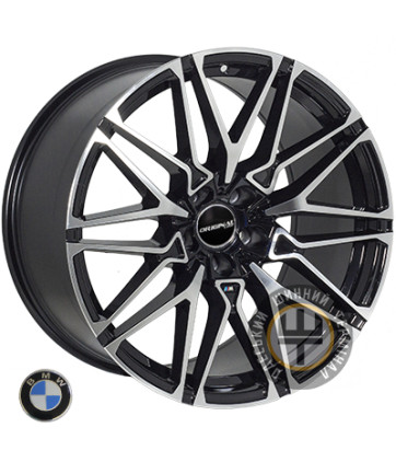 Zorat Wheels BK5771 10x20 5x120 ET40 DIA74.1 Black polished (Черный с полированной лицевой частью)