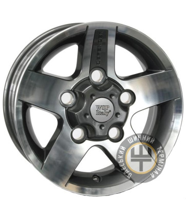 WSP Italy LAND ROVER (W2354) MALI 8x16 5x165 ET25 DIA114 Anthracite polish