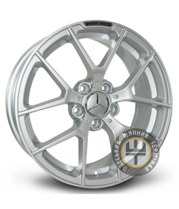 Replica Mercedes GT 7957 7.5x17 5x112 ET35 DIA66.6 Silver (Серебро)