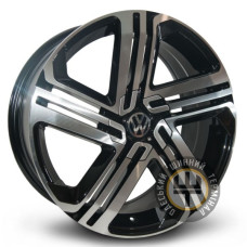 Replica Volkswagen GT 7902 7.5x17 5x112 ET35 DIA57.1 Black Full