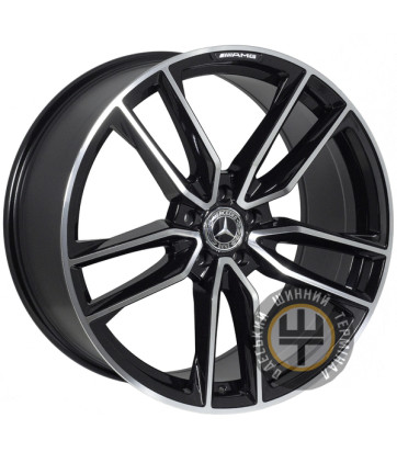 Zorat Wheels BK5610 10x21 5x112 ET54 DIA66.6 Black polished (Черный с полированной лицевой частью)