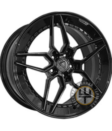 Vissol F-1074 8.5x19 5x112 ET38 DIA66.6 Gloss Black (Черный глянец)