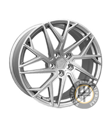 Vissol F-1054L 8.5x20 5x120 ET47 DIA72.6 Silver Satinato (Серебряная атласная)