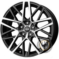 Momo AVENGER 7x17 5x108 ET40 DIA72.3 Black Matt Polished (Черный матовый полированный)