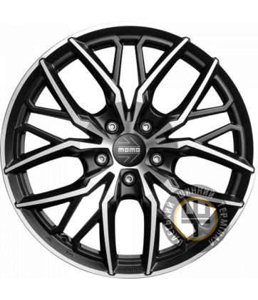 Momo SPIDER 10x20 5x114.3 ET40 DIA72.3 Black Matt Polished (Черный матовый полированный)