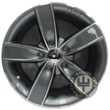 Replica Volkswagen CT1381 7.5x17 5x112 ET40 DIA66.6 Черный с алмазной механической обработкой лицевой поверхности