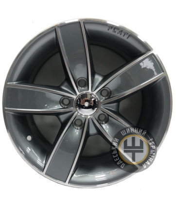 Replica Volkswagen CT1381 7.5x17 5x112 ET40 DIA66.6 Черный с алмазной механической обработкой лицевой поверхности