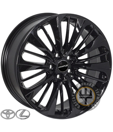 Zorat Wheels 5372 8x19 5x114.3 ET35 DIA60.1 Black polished (Черный с полированной лицевой частью)