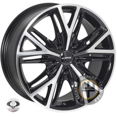 Zorat Wheels 9530 8x18 5x130 ET43 DIA84.1 Black polished (Черный с полированной лицевой частью)