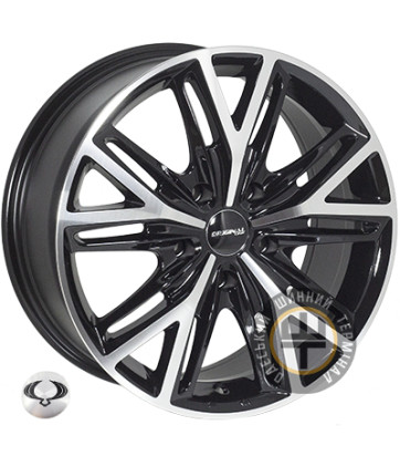 Zorat Wheels 9530 8x18 5x130 ET43 DIA84.1 Black polished (Черный с полированной лицевой частью)