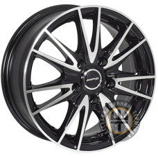 Zorat Wheels 4040 6.5x16 5x114.3 ET44 DIA67.1 Black polished (Черный с полированной лицевой частью)