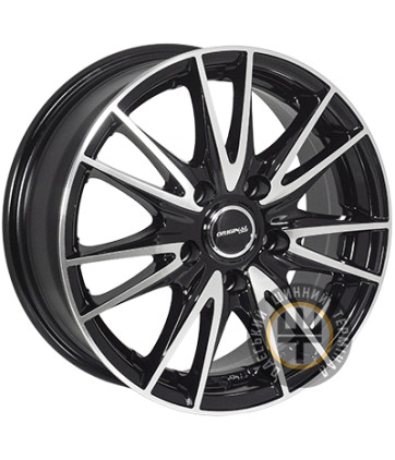 Zorat Wheels 4040 6x16 4x100 ET40 DIA60.1 Black polished (Черный с полированной лицевой частью)