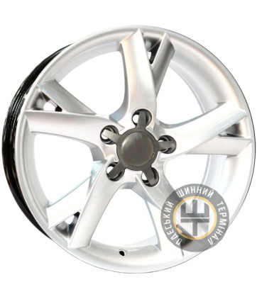 Replica Skoda (CT1334) 8x18 5x112 ET39 DIA66.6 Hyper Silver (Cупер серебро)