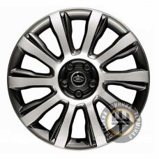 Replica Range Rover GT ZY2033 8.5x20 5x120 ET45 DIA72.6 Серый, полированные спицы и обод