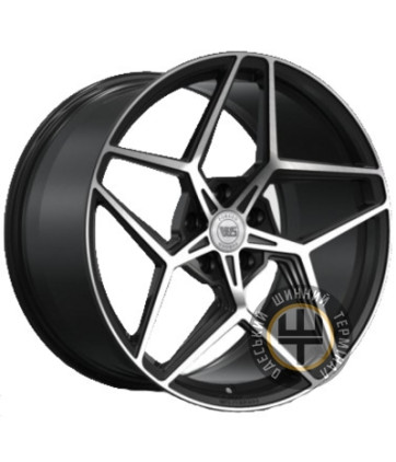 WS FORGED WS2125 11x20 5x120 ET43 DIA66.9 Satin black with machined face