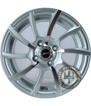 X-Race AF-14 6.5x16 5x108 ET50 DIA63.3 Silver full polish