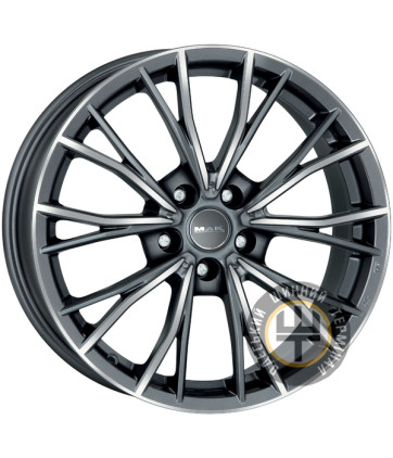 Mak Mark 8x18 5x112 ET30 DIA66.6 Gun Metallic - Mirror Face