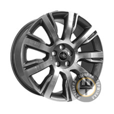Replica LR8132 9.5x21 5x120 ET49 DIA72.6 Gun metal full polish (Темно-серый с полированным ободом)