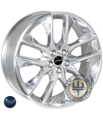 ZF TL1110ND 8x20 5x108 ET52.5 DIA63.4 Silver Polished (Серебристый полированный)