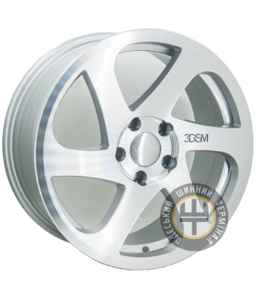 GT 695 7.5x17 5x114.3 ET40 DIA73.1 SM Серебристый металлик
